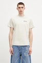 Bavlněné tričko Fjallraven Heavy Classic T-shirt regular béžová F87105