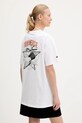 Converse tricou din bumbac Converse x NARUTO 10028746.A01 alb