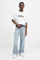 Converse t-shirt bawełniany biały 10028588.A01