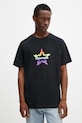 Converse t-shirt bawełniany 10028587.A01 czarny SS25
