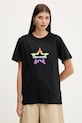 Odzież Converse t-shirt bawełniany 10028587.A01 czarny