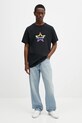 Converse t-shirt bawełniany czarny 10028587.A01