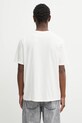 Café Kitsuné t-shirt bawełniany Barista Fox Patch Relax CKNU00102KJ7014 beżowy