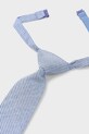 Mayoral krawat z domieszką lnu dziecięcy 10214.5A.Mini.PPY2 niebieski SS26