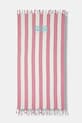 Banana Moon ręcznik plażowy bawełniany Marbella różowy AISSIA.MARBELPX4