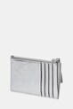 Tory Burch portfel skórzany Kira Diamond 175012.040 srebrny SS26