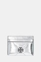 Tory Burch etui na karty skórzane Kira Diamond etui na karty srebrny 175016.040