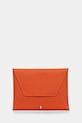 Polo Ralph Lauren pokrowiec na laptopa skórzany na laptopa pomarańczowy 427971194