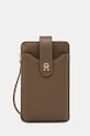 Tommy Hilfiger portfel imitacja skóry licowej beżowy AW0AW18137