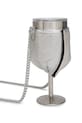Akcesoria Kurt Geiger London kieliszek termiczny na wino Kensington 5394163609 srebrny