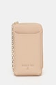 Patrizia Pepe pokrowiec na telefon skórzany na telefon beżowy 8Q0029.L001