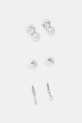 Aldo kolczyki AURELIIE 3-pack 3-pack srebrny AURELIIE.102
