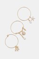Aldo komplet narukvica za žene metalni SHELLSPELL 3-pack zlatna SHELLSPELL.102