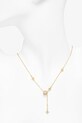 Dodaci Aldo ogrlica za žene metalna s cirkonom JOLIENA JOLIENA.972 zlatna