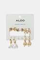 Aldo sada dámských kovových náušnic SHELLBELLE 6-pack zlatá SHELLBELLE.102