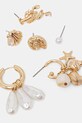Aldo sada dámských kovových náušnic SHELLBELLE 6-pack SHELLBELLE.102
