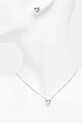 Náhrdelník, náramek a náušnice Guess BELOVED stříbrná JUBS06.005JW