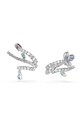 Akcesoria Swarovski nausznica damska metalowa cyrkoniowa Ariana Grande x Swarovski 5749184 srebrny
