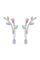 Swarovski kolczyki damskie metalowe z kryształem Swarovski Ariana Grande x Swarovski multicolor 5737426