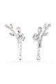 Akcesoria Swarovski kolczyki damskie metalowe z kryształem Swarovski Ariana Grande x Swarovski 5737426 multicolor