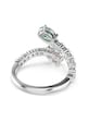 Swarovski pierścionek damski metalowy z kryształem Swarovskiego Ariana Grande x Swarovski 5737372 srebrny SS26