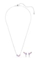 Swarovski komplet biżuterii damski metalowy z kryształem Swarovski Ariana Grande x Swarovski 5746577 srebrny SS26