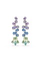 Swarovski kolczyki GEMA kryształ Swarovskiego multicolor 5751294