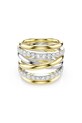 Swarovski pierścionek HYPERBOLA cyrkonia złoty 5740412