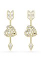 Swarovski kolczyki IDYLLIA cyrkonia złoty 5737295
