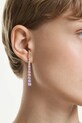 Swarovski kolczyki damskie cyrkoniowe MATRIX 5751195 różowy