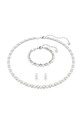 Swarovski komplet MATRIX cyrkonia srebrny 5742040