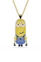 Swarovski naszyjnik z zawieszką damski pozłacany kryształ Swarovski MINIONS złoty 5743384