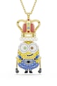Swarovski náhrdelník s přívěskem dámský, pozlacený kov, Swarovski krystal MINIONS zlatá 5743385