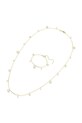 Swarovski naszyjnik UNA złoty 5742380