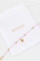 Akcesoria Guess bransoletka damska ze stali nierdzewnej JAIPUR SPLENDOR JUBB06.147JW różowy