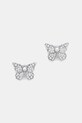 Guess kolczyki damskie ze stali nierdzewnej BORBOLETA srebrny JUBE06.127JW