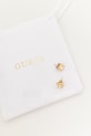 Akcesoria Guess kolczyki damskie ze stali nierdzewnej ACE OF DIAMONDS JUBE06.180JW złoty