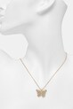 Akcesoria Guess naszyjnik z zawieszką damski ze stali nierdzewnej BORBOLETA JUBN06.119JW złoty
