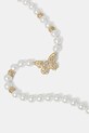 Akcesoria Guess naszyjnik damski ze stali nierdzewnej BORBOLETA JUBN06.120JW biały