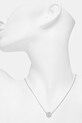 Akcesoria Guess naszyjnik damski ze stali nierdzewnej BORBOLETA JUBN06.134JW srebrny