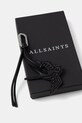 Akcesoria AllSaints brelok skórzany DRIP W128XE czarny