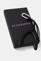 Akcesoria AllSaints brelok skórzany WISHBONE W129XE czarny