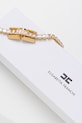 Elisabetta Franchi Choker damski metalowy złoty CO64D62E2