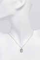 Patrizia Pepe naszyjnik z zawieszką damski metalowy z cyrkonią 2J2641.M085 srebrny SS26