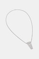 Rick Owens DRKSHDW naszyjnik Crystal Trunk kamień naturalny srebrny RJ0000027.MMTES2