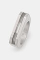 Rick Owens DRKSHDW Crystal Hollywood pierścionek z kamieniem naturalnym damski RJ0000124.MMTES2 srebrny SS26