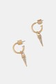 AllSaints kolczyki damskie metalowe złoty 37568585BRS123