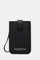 Valentino Bags pokrowiec na telefon damski z imitacji skóry ALEKSANDRA czarny VPS9W982