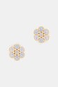HATTON LABS DAISY EARRING kolczyki srebrne złoty HL.S5.650.19.O/S