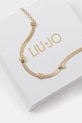 Liu Jo zapestnica ženska kovinska brez kamna zlata LJ3187
